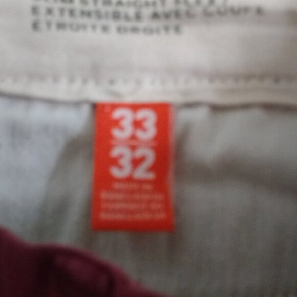 Joe Fresh Red Slim Straight Flex Pants! - Picture 5 of 6